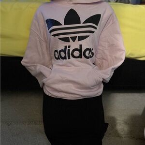Pink and Black Sweatshirt Hoodie